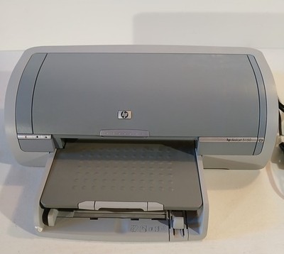 Hewlett Packard HP Deskjet 5150 Color Inkjet Printer w/ Power Cord Tested Works