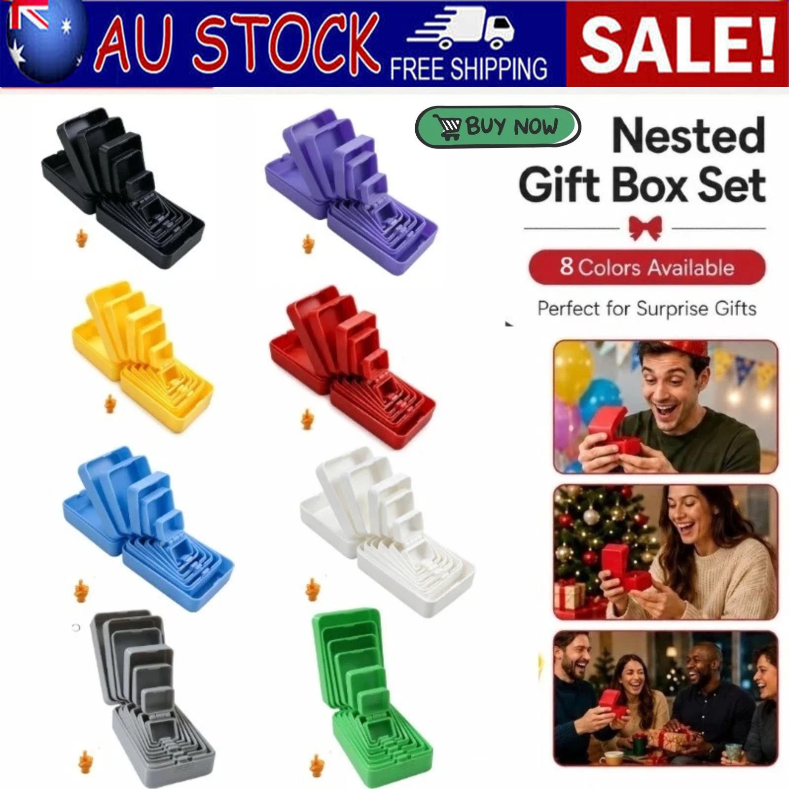 Multi-Layer Nesting Surprise Gift Box, Box Inside a Box Gift Prank RK