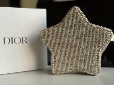 DIOR Star Pouch Gold Edition 5x5in. Limited Edition Makeup Bag New