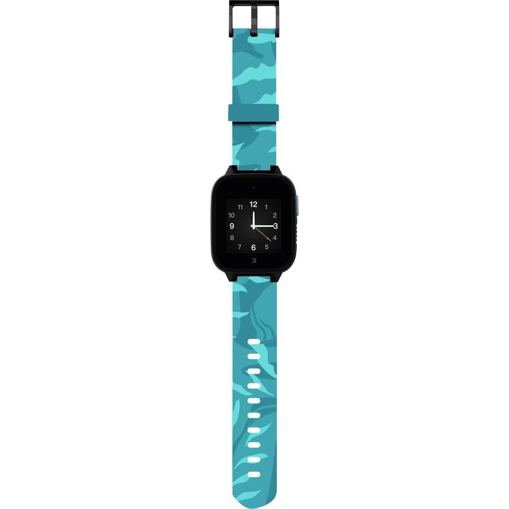 Bracelet de rechange Xplora turquoise motif dinosaure pour montre enfant