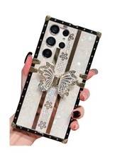 Cute Compatible with Samsung Galaxy S24 Ultra Case, Luxury Bling Bu... Fast Ship