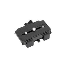 DSLR Camera Quick Release Tripod Plate Compatible with Manfroto Sliding Plate