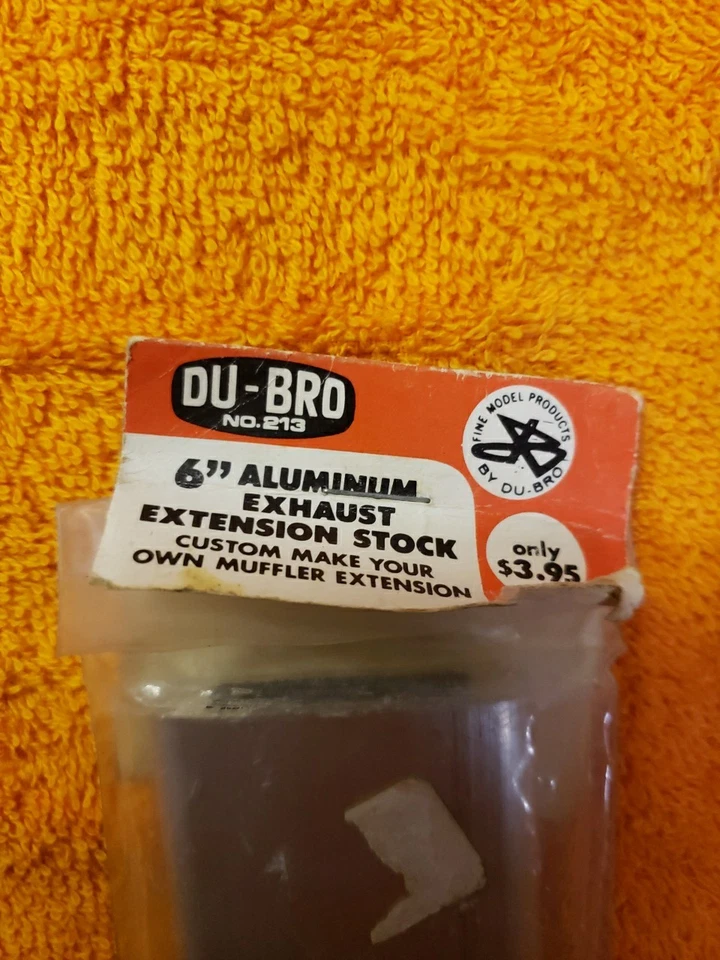 Du-Bro products - 6" Aluminum Exhaust Extension Stock - For Custom Made Ext  New - Image 2 of 4