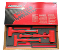 New Snap-on Hbfe302fr 24 20 48 Oz Red Flat Faced Dead Blow Hammer Foam Set