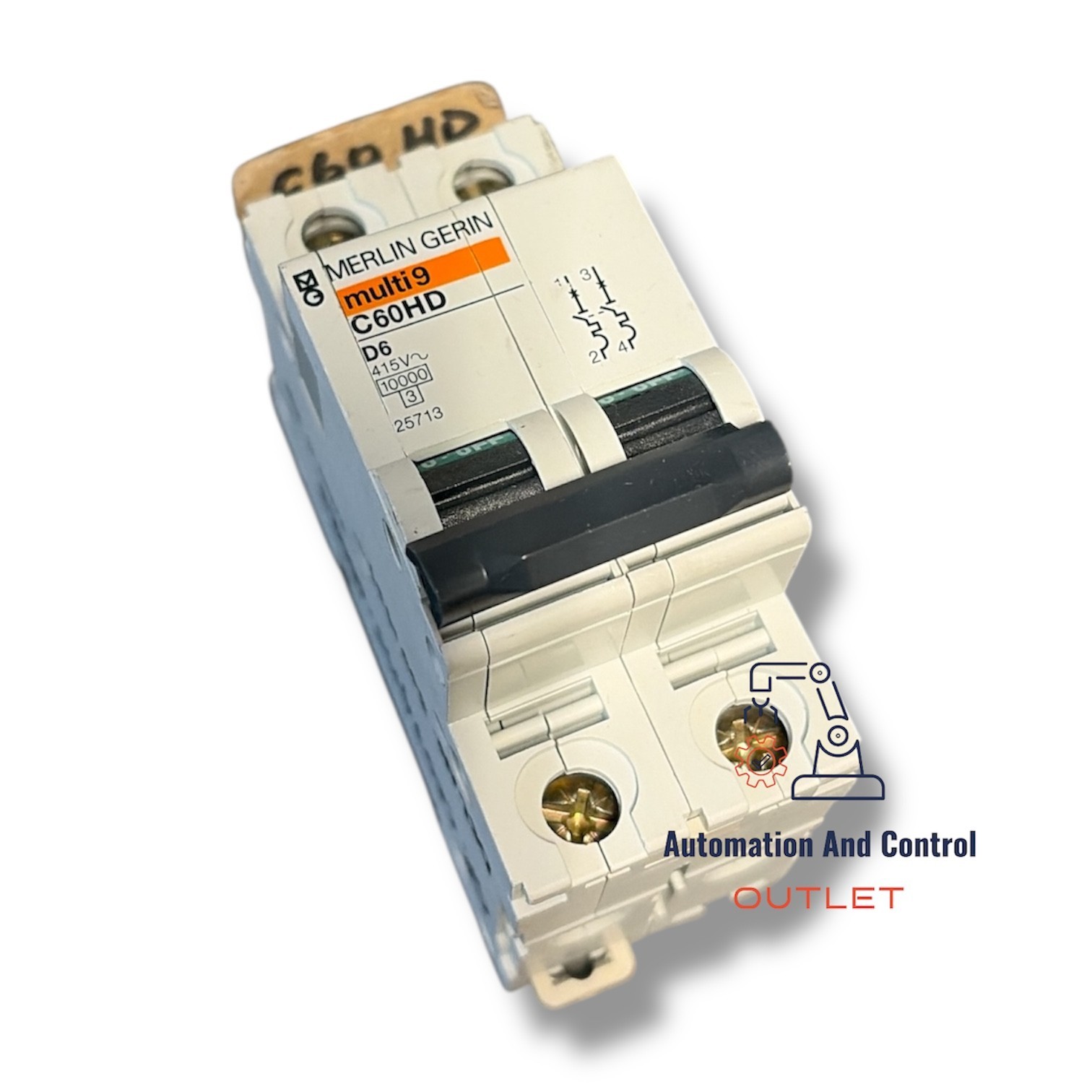 Merlin Gerin Multi 9 25713 C60HD  D6  415V  miniature circuit breaker MCB