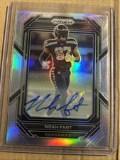 2022 Panini Prizm Silver PRIZM AUTO Noah Fant #258 Seattle Seahawks
