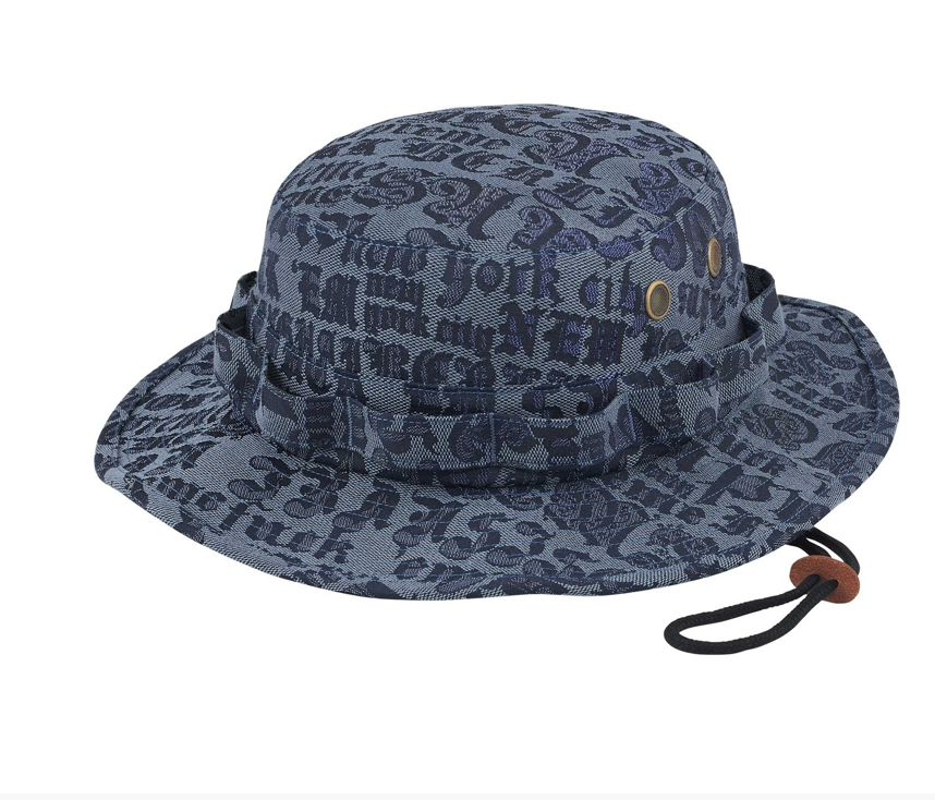 SUPREME CITIES JACQUARD BOONIE SS25 NEW!! M/L Blue Hat | eBay