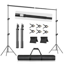 EMART 7.9x10FT Backdrop Stand Adjustable Back Drop Stand for Party Wedding