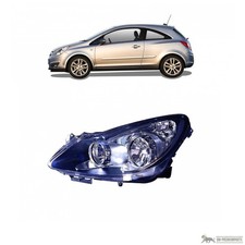 Hauptscheinwerfer Frontscheinwerfer links H7/H1 für Opel Corsa D (S07)
