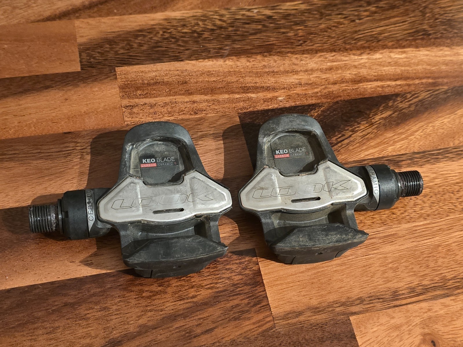 LOOK Cycle - KEO Blade Carbon Ceramic Ti Road Bike Pedals Titanium 191g