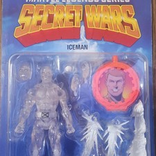 Marvel Legends Secret Wars Iceman Clear Boxed Action Figure with Shield