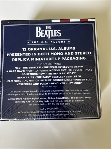 Capitol The Beatles USA Alben Box Set CD-13 Alben Mono/Serio-64 Seiten Buch-Neu - Bild 3 von 5
