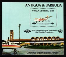 Antigua and Barbuda Block 93 MNH Aircraft #GF462