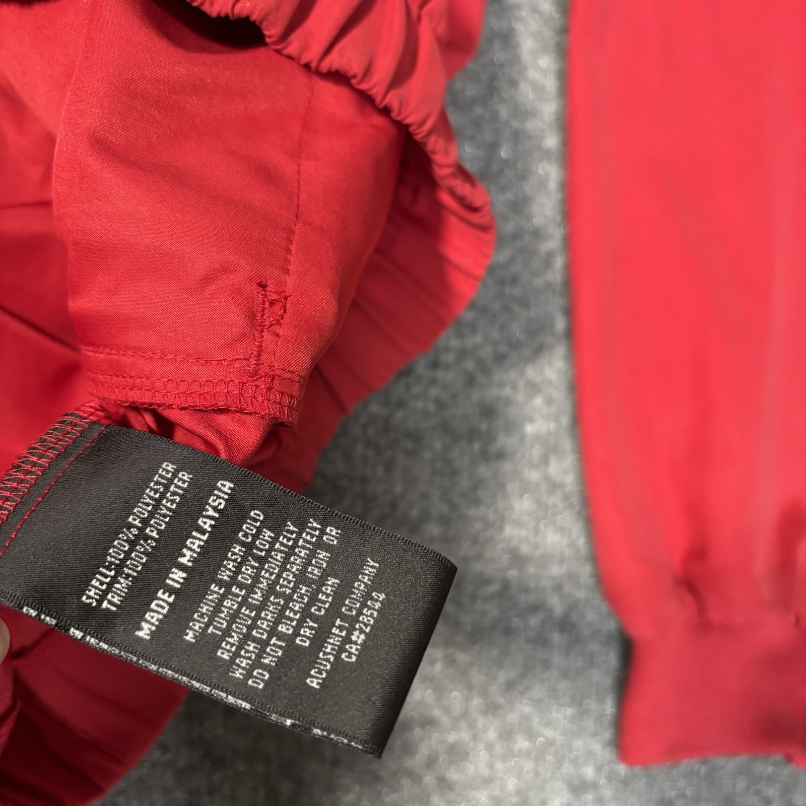 FootJoy Windshirt Jacket Mens Large NWT Long Sleeve Red Snap Pullover FJ Golf