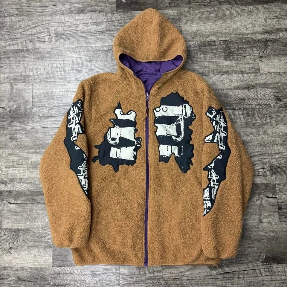Five Nights At Freddy's Game Theory Withered Fleece Reversible Jacket 2XL