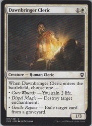 Dawnbringer Cleric - Commander Legends: Battle for Baldur's Gate #15 Common