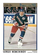 1991-92 O-Pee-Chee Premier #25 Sergei Nemchinov