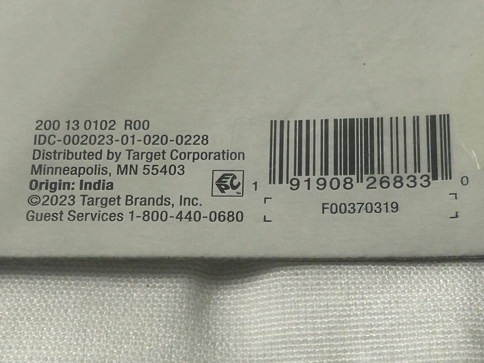 Threshold Rectangular Solid Tablecloth - Neutral W60” x L120” - Seats 10 to 12 - Image 4 of 4