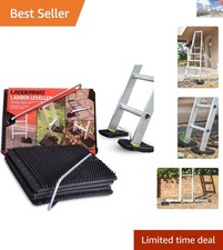 Non-Slip Ladder Stabilizer for Grass, Gravel & Soft Surfaces – Home & Jobsite