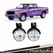 For Dodge Dakota 1997 1998 1999 2000 Clear Fog Lights Lamps Kits Rightleft Side