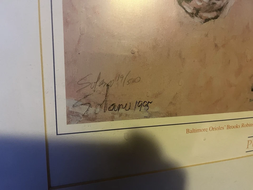 Póster autografiado de Johnny Bench 23x19 enmarcado Foto 3 de 4