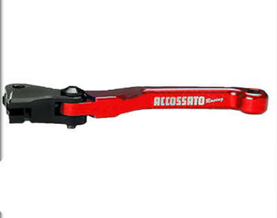 BREMSHEBEL ACCOSSATO ROT ALUMINIUM OFFROAD 3 FINGER FÜR HONDA CRF 450 X 2016