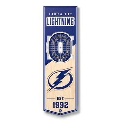 Tampa Bay Lightning NHL YouTheFan! 3D Stadium Banner Schild