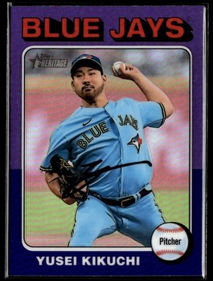 2024 Purple Chrome Refractor Yusei Kikuchi Toronto Blue Jays #433