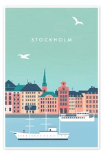 Poster Stockholm - Katinka Reinke