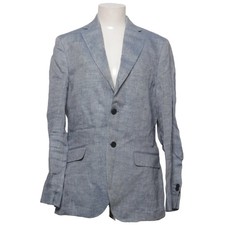 Massimo Dutti, Blazer, Größe: 50, Blau, Fischgräte, Damen #Bni