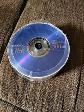 SONY CD-R CDR 80min Blank Audio CD Disc 700MB NEW Seals Are Coming Off Unopened