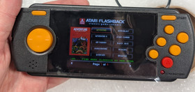 Atari Flashback Portable Black Handheld Console 70 Built in Games - Tested
