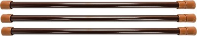 Refrigerator Content Brace   Spring-Loaded Bar, Extends 16'' to 28'',Brown Plastic