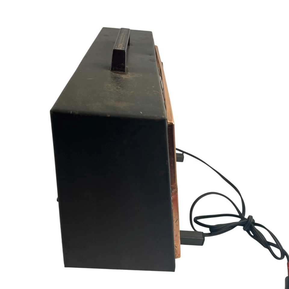 Aquecedor espacial vintage Lakewood 300 1320 Watts elétrico portátil sala metal testado - Imagem 3 de 4