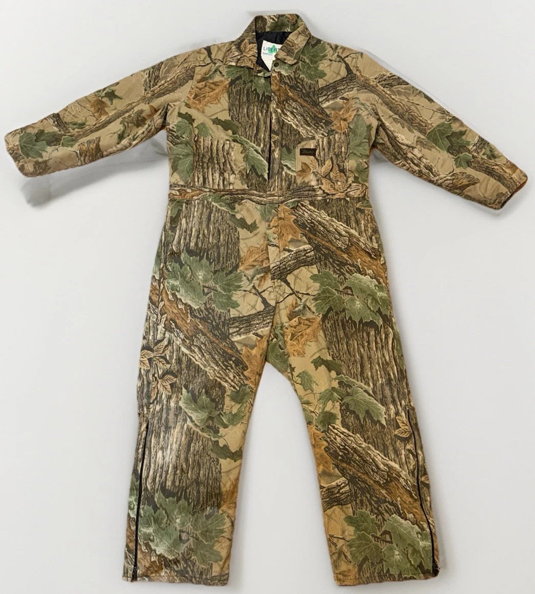 VTG Liberty Rugged Outdoor Gear RealTree Camo Insulated Hunting Coveralls XXL