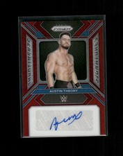 2024 Prizm WWE Austin Theory #SS-ATH Sensational Signatures Red /99
