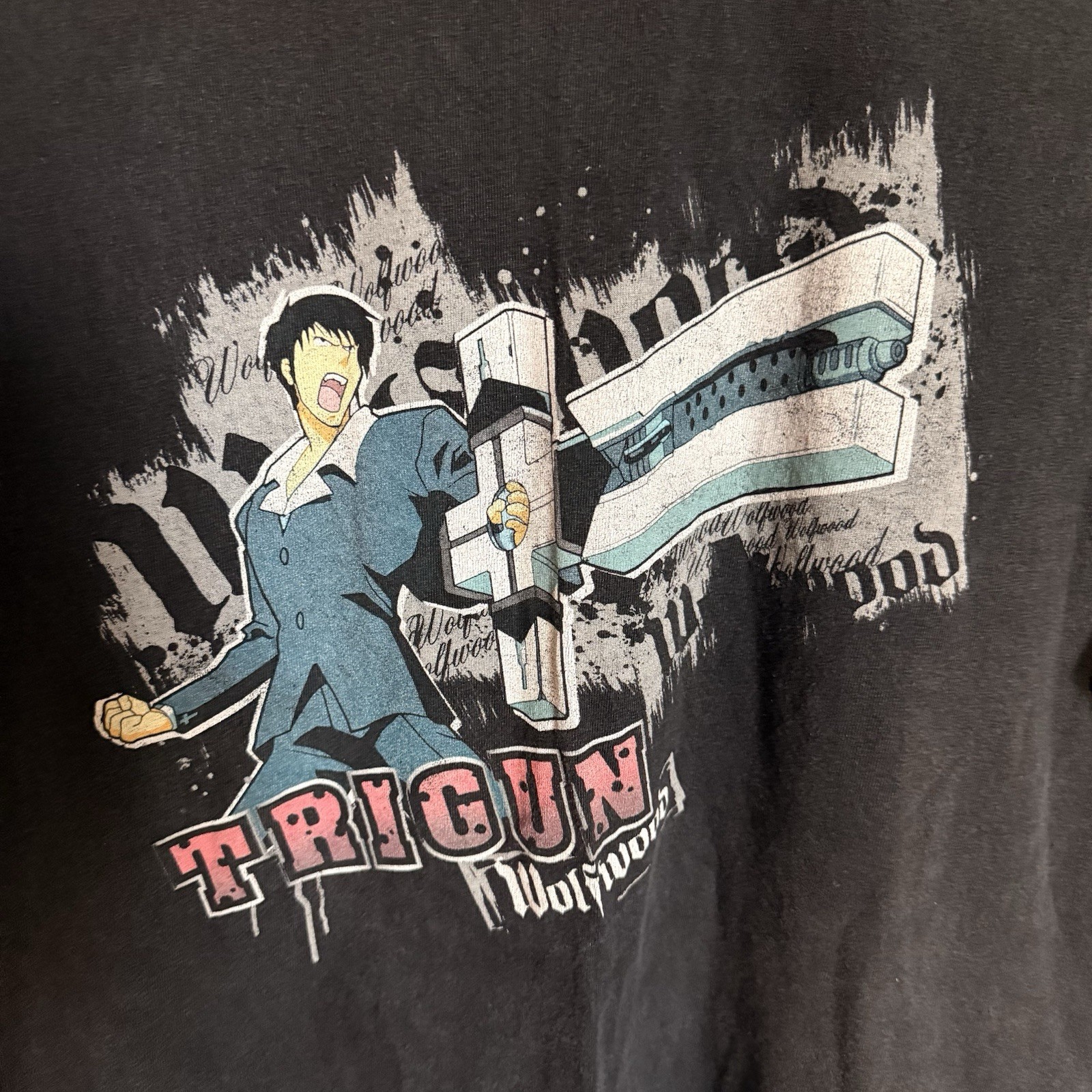 Camiseta manga anime Trigun Wolfwood