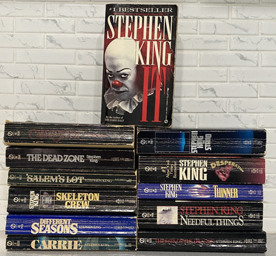 Huge Lot (12) Stephen King: CARRIE The Stand IT Dead Zone CHRISTINE - All Signet