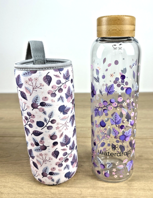 #ad #ad Waterdrop 600ml 20.2oz Glass Water Bottle – Eco Friendly Reusable $19.99