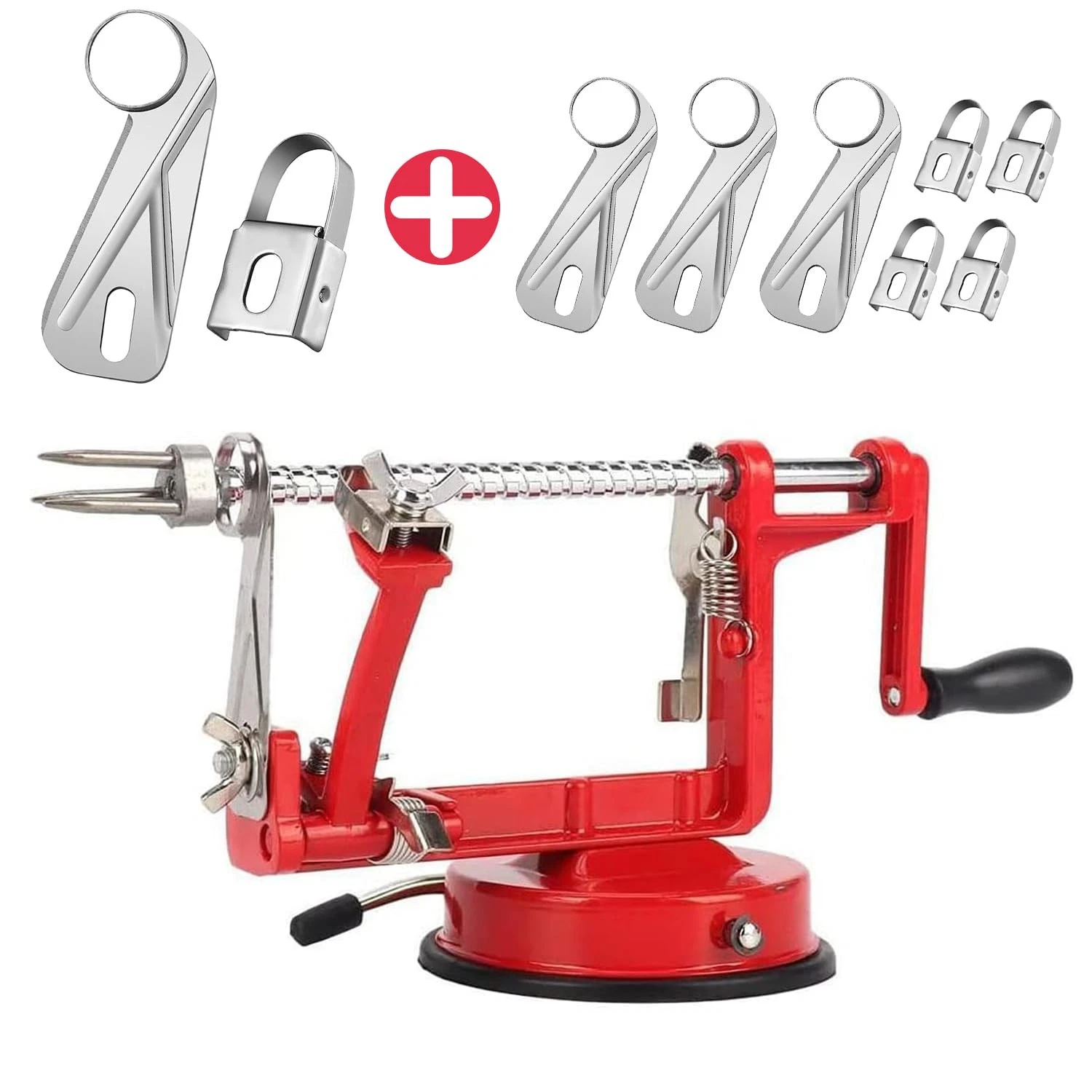 Apple Peeler, Slicer Corer Potato Peelers 3 In 1, Stainless Steel Heavy Duty ...