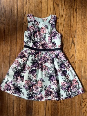 Ruby & Bloom Girls Size 14 Dress Floral Print EUC