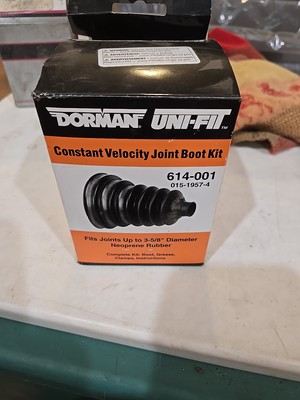 Dorman 614-001 CV Axle  Boot Repair Kit for Acura Chevy GMC Honda Toyota. (A)