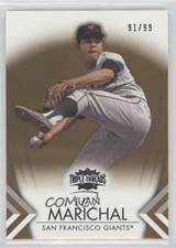2012 Topps Triple Threads Gold 91/99 Juan Marichal #52 HOF 0b0
