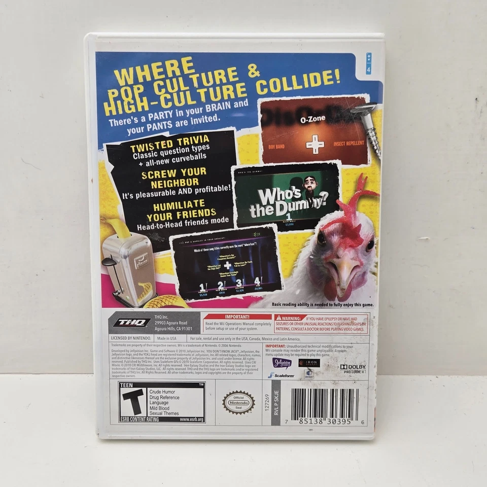 You Don't Know Jack (Nintendo Wii, 2011) - Image 3 of 4