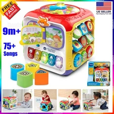 Educational Toys for 9m 1 2 3 Year Olds Kids Babies VTech Alphabet Activity Cube