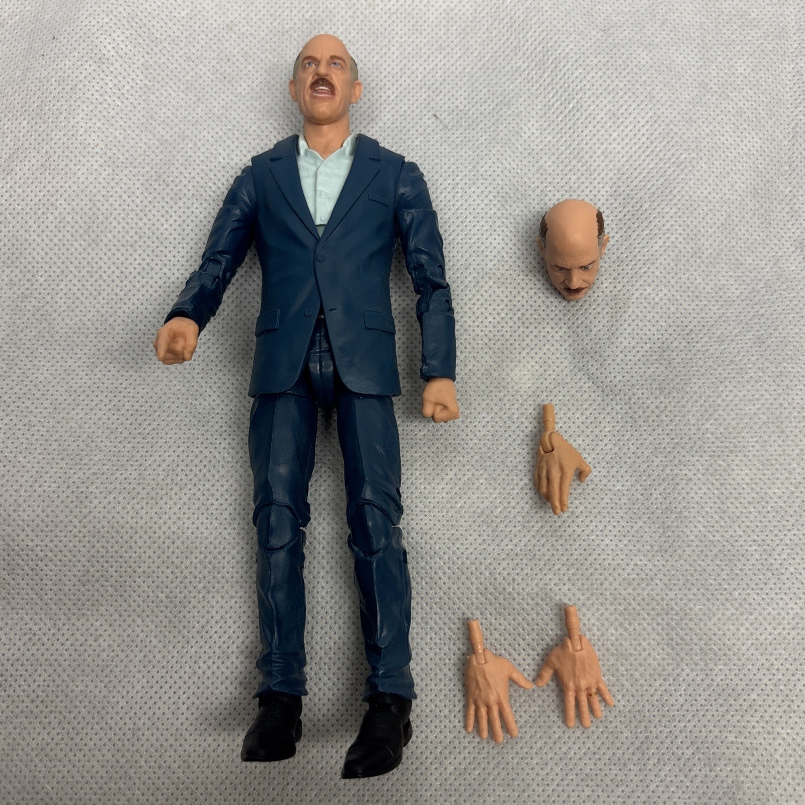 Marvel Legends J. Jonah Jameson  From Armadillo Wave Action Figure 3 Hands