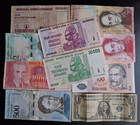 World Foreign currency 10 *small and Large Bank Notes* lot L352 — photo 9