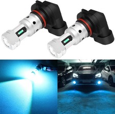 Ice Blue LED Fog Light Bulbs, 3800 Lumens Super Bright 9145 9040 9045 Ice Blue
