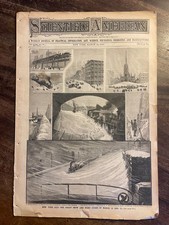 1888 Scientific American March 24 NY Blizzard of 1888 Illustrated Issue