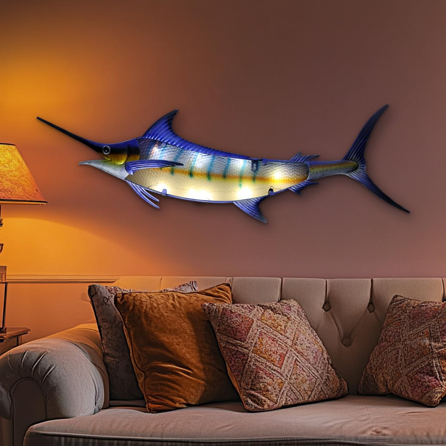 Metal Fish Wall Decor,36